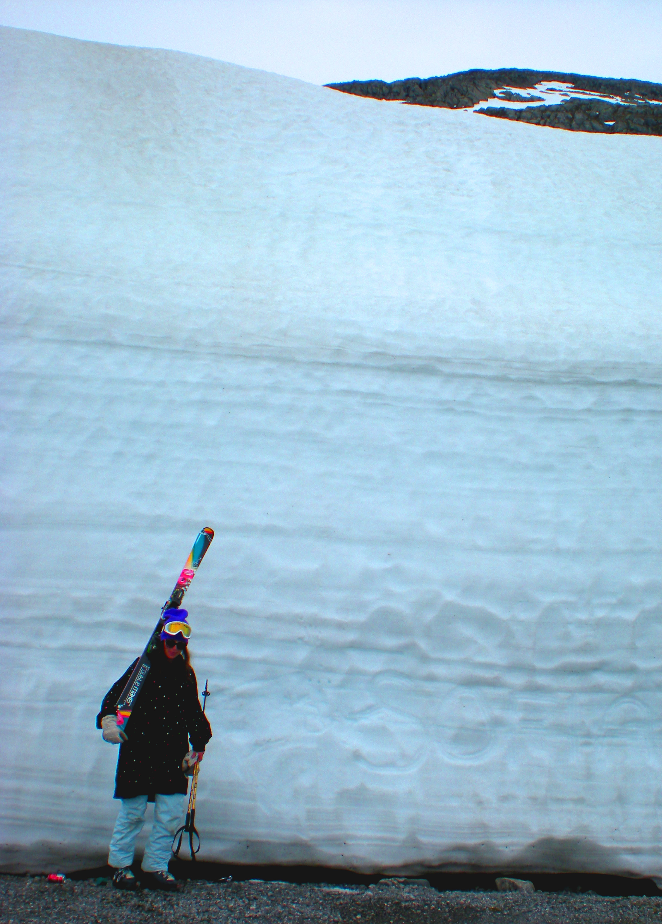 Sum shiet. sum snow.