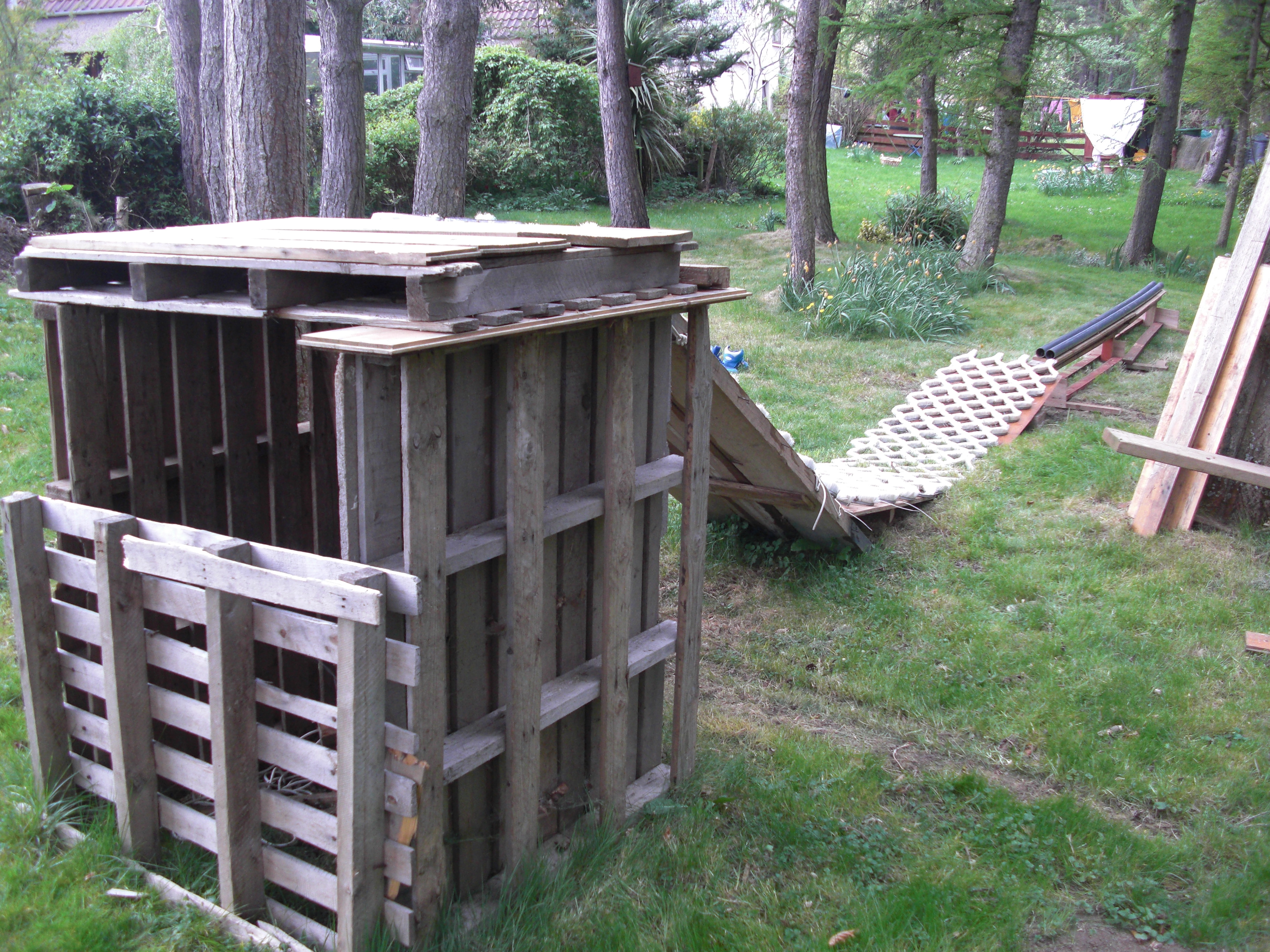 Summer backyard setup