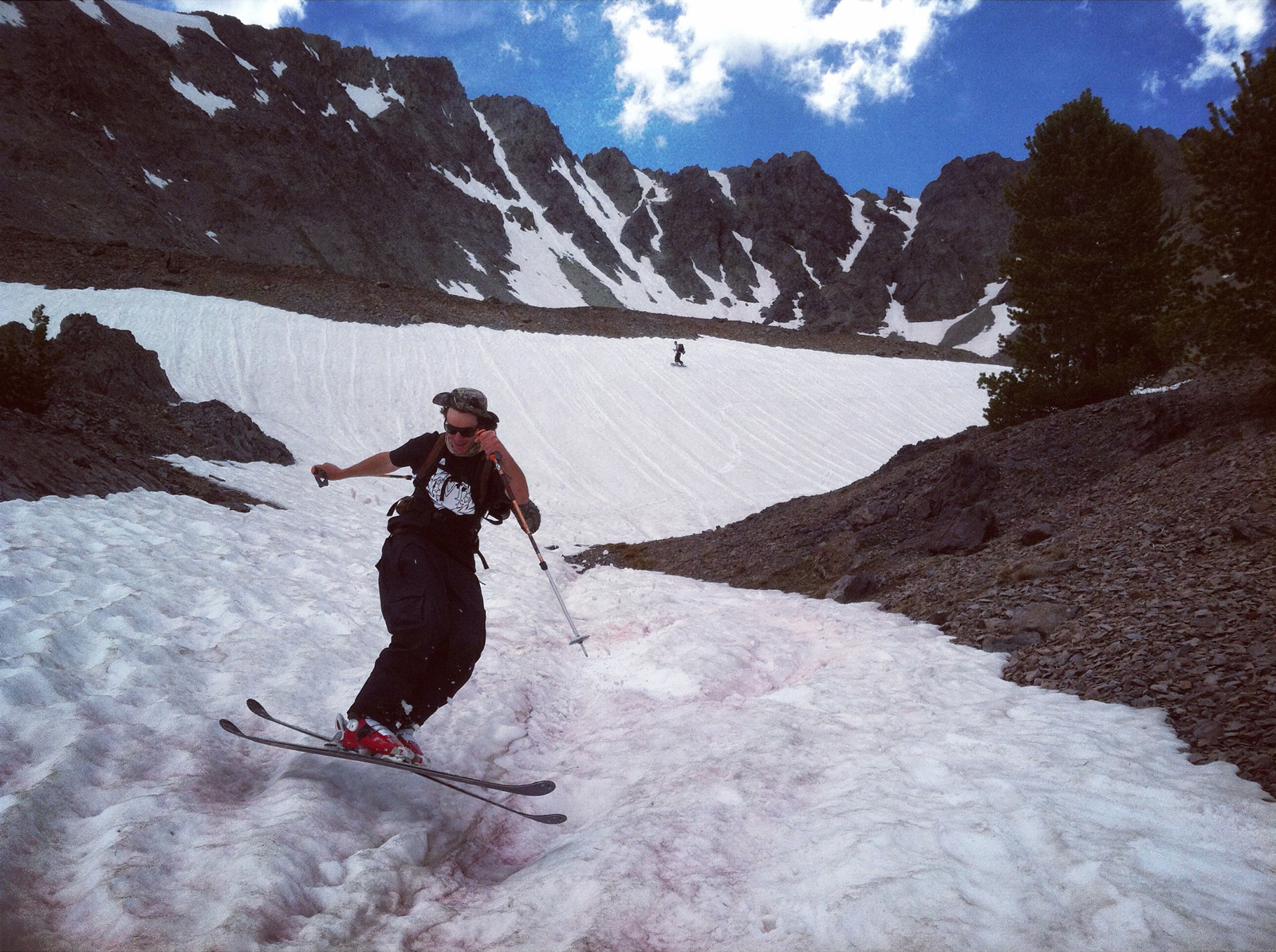 summer couloir shred!