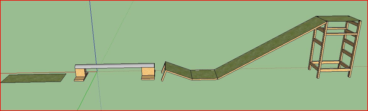 Summer setup on sketchup