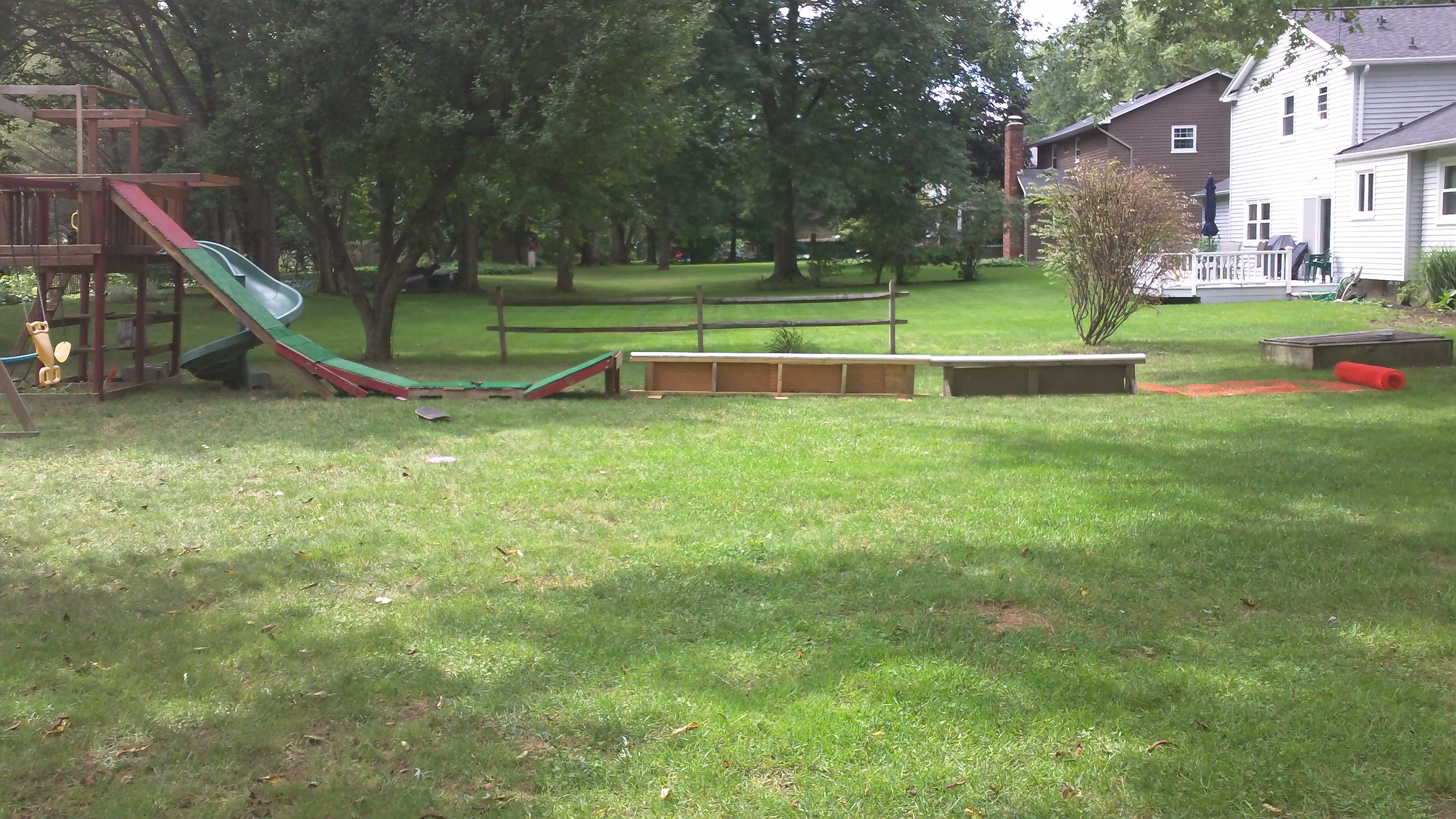 Summer setup side view