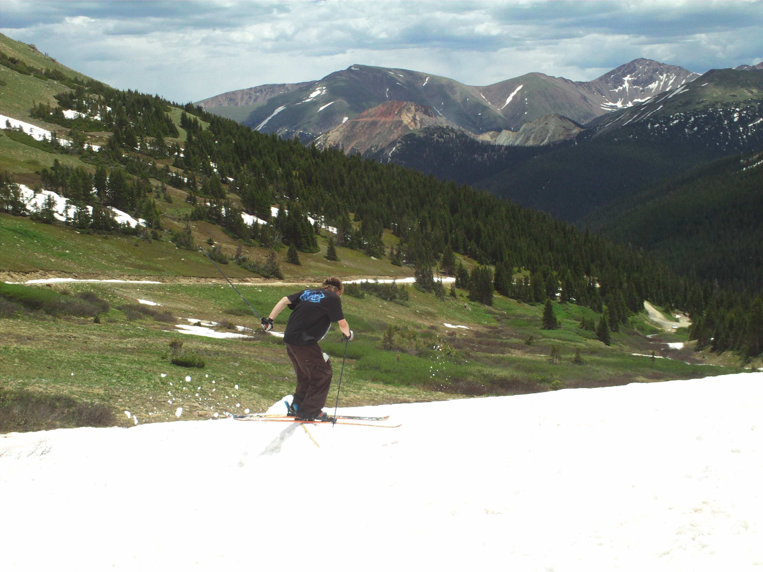 Summer skiing