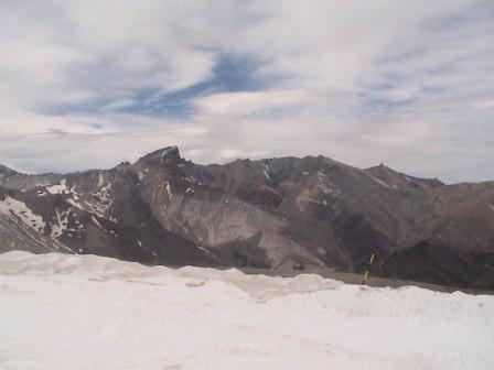 summer snow in las lenas