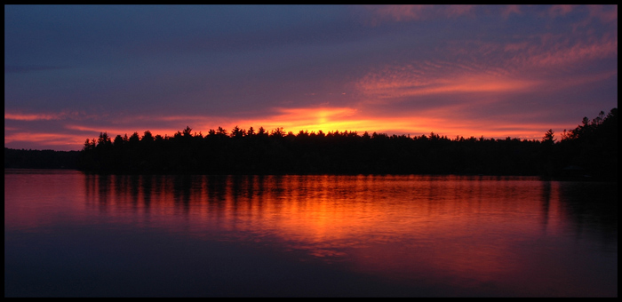 Sun Setting Over Great Island