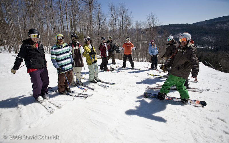 Sunny Days at Whiteface with the crew