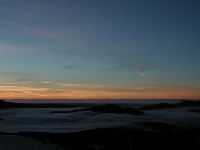 Sunrise as seen from Mt. Hood