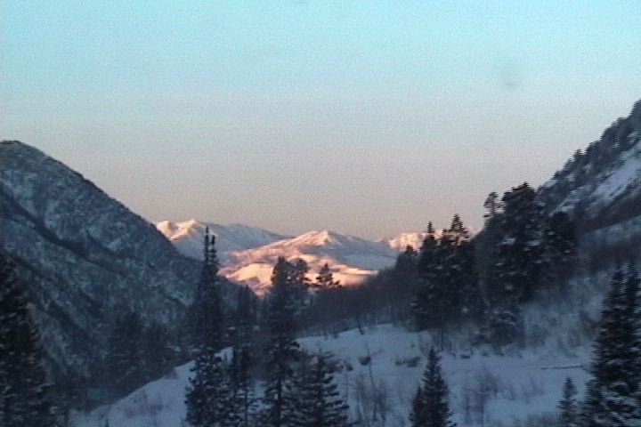 Sunrise at the Cliff Lodge