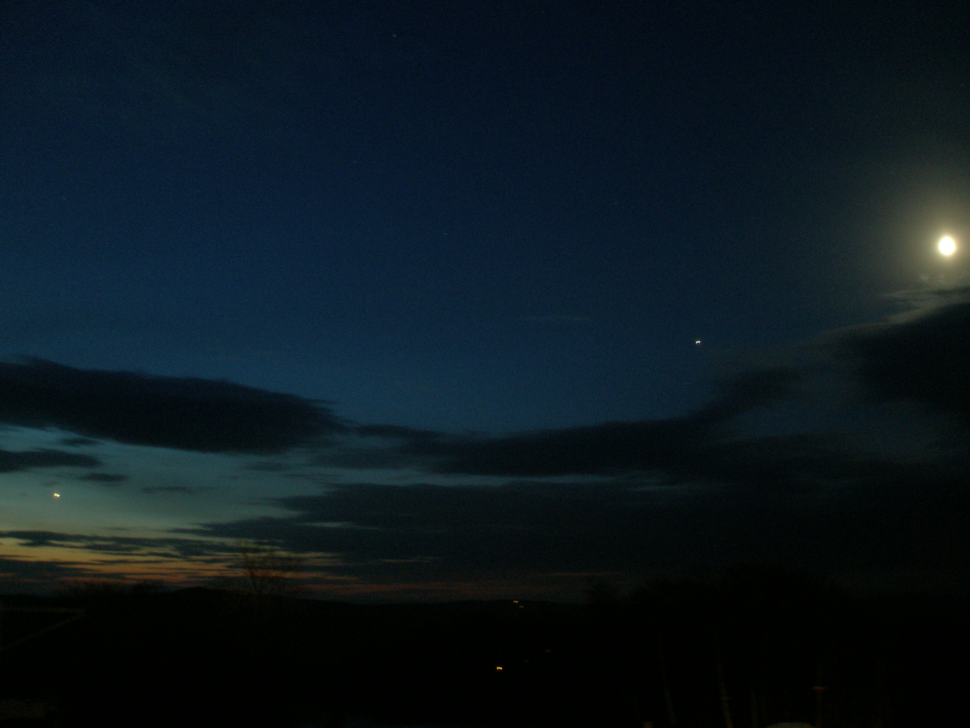 Sunrise Moonset all in one