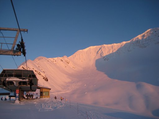 Sunrise on Glacier Bowl