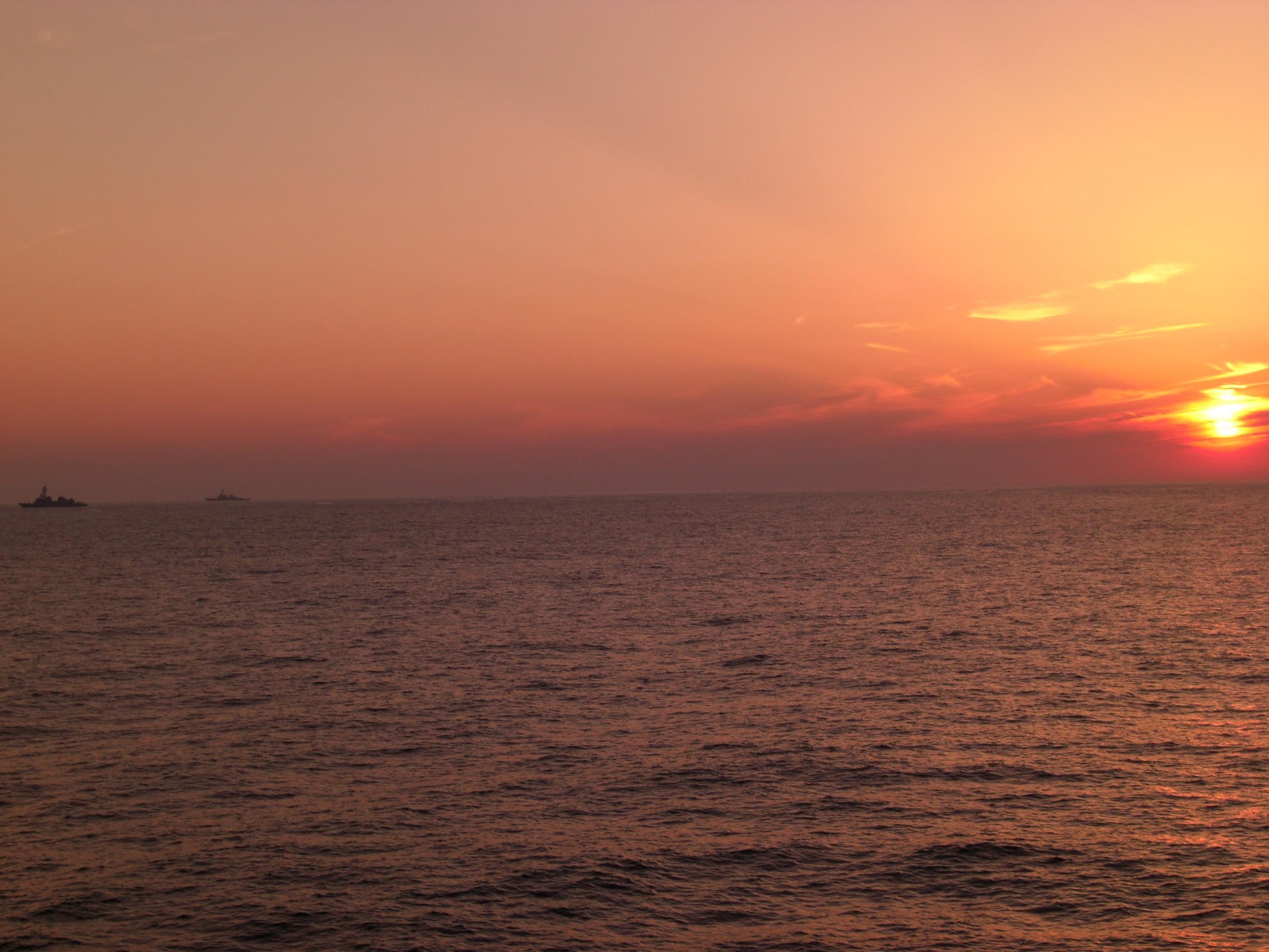 Sunset at Sea