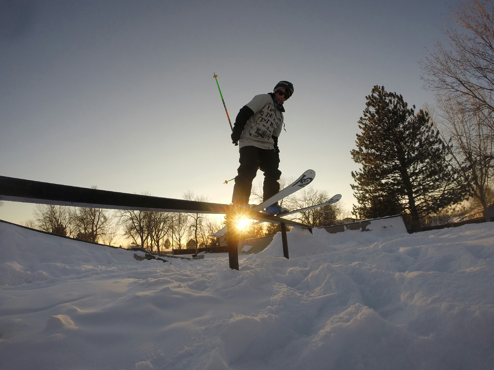Sunset at the skatepark