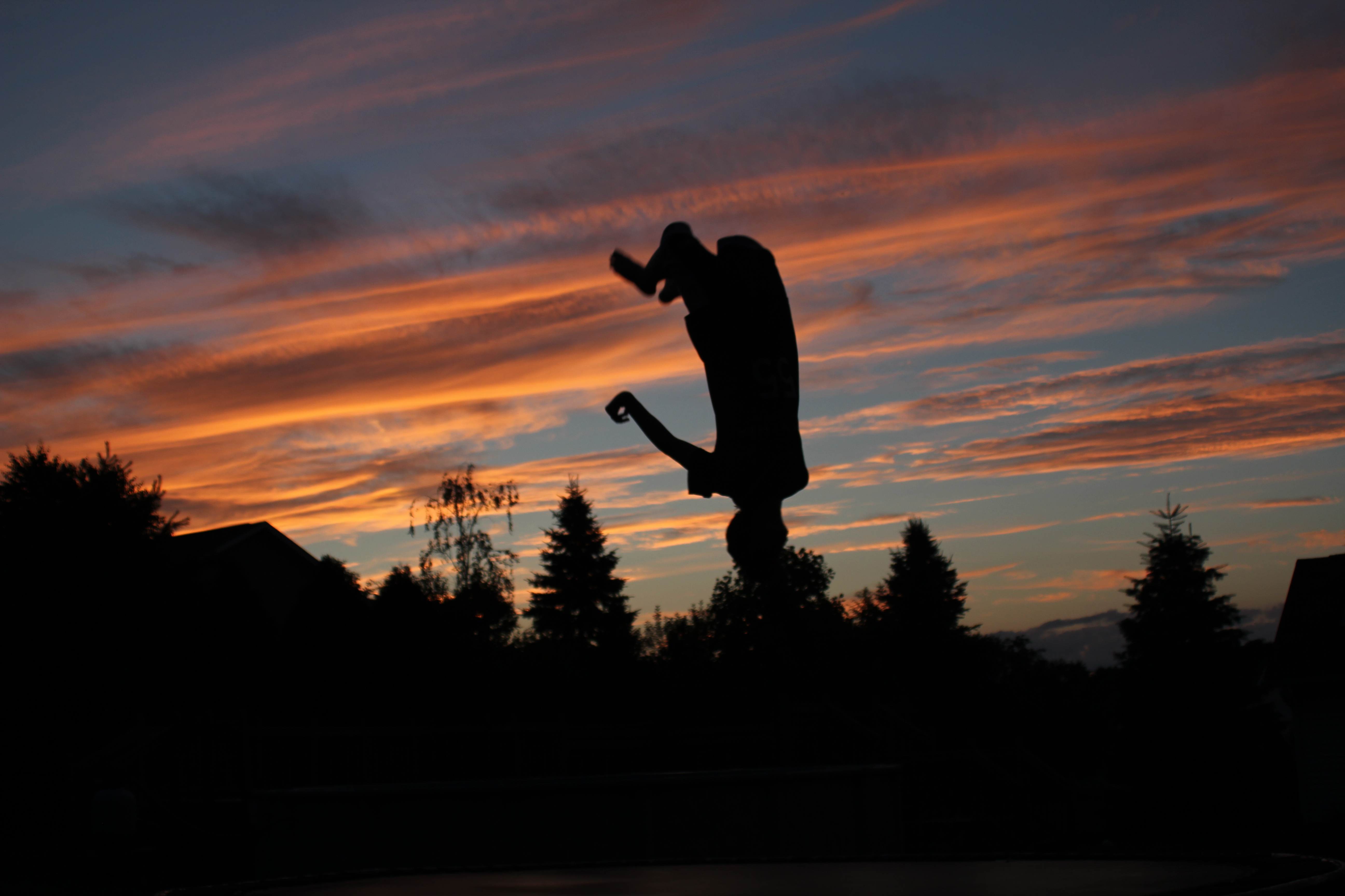 sunset backflip