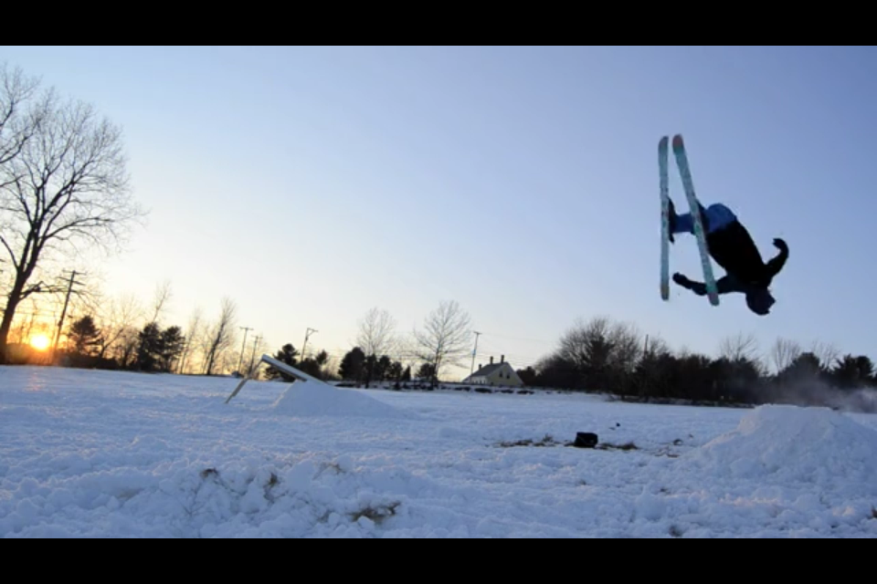 sunset backflip