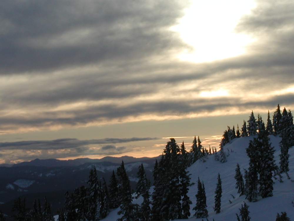 Sunset from Mt. Hood Meadows