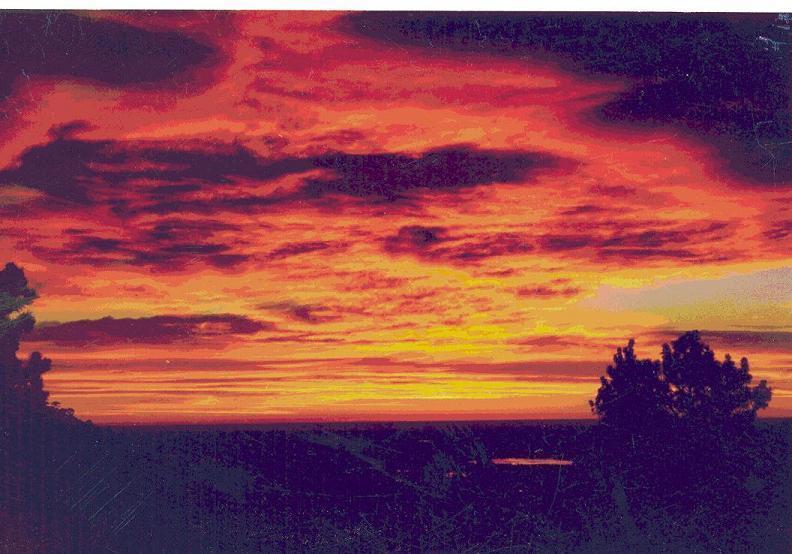 Sunset from my house