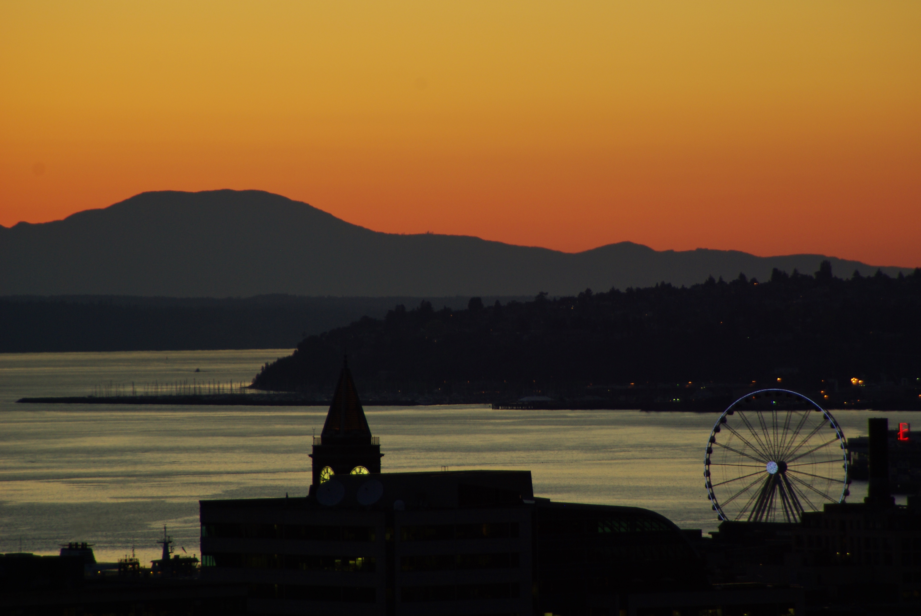 Sunset in Seattle