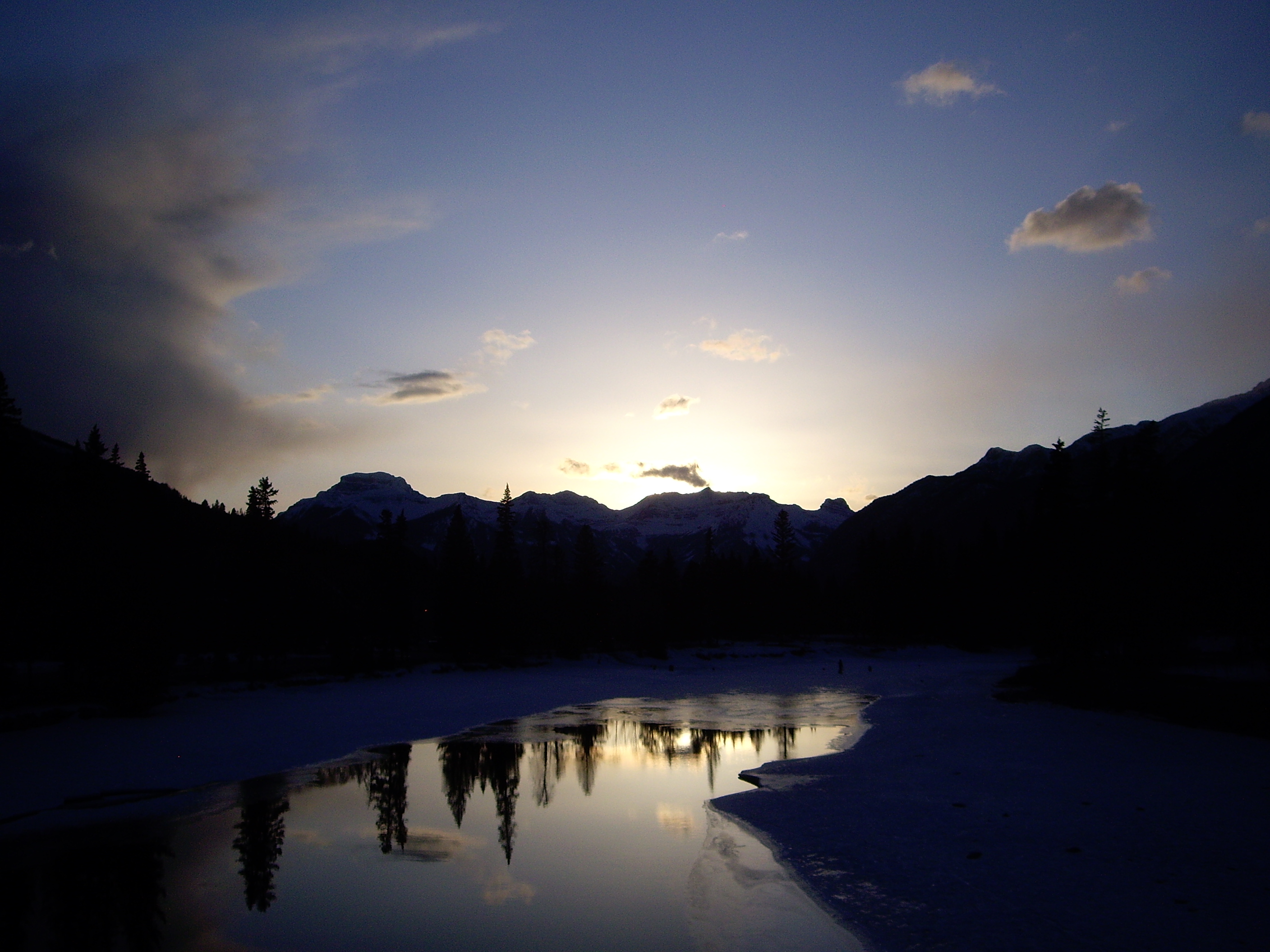 Sunset in the Rockies