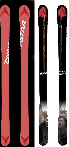 super hardcore skis of awesome power