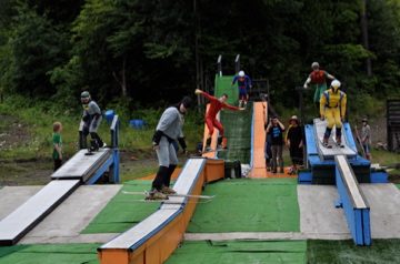 Super Hero's Jib the Beach