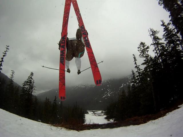 Superman into the clouds