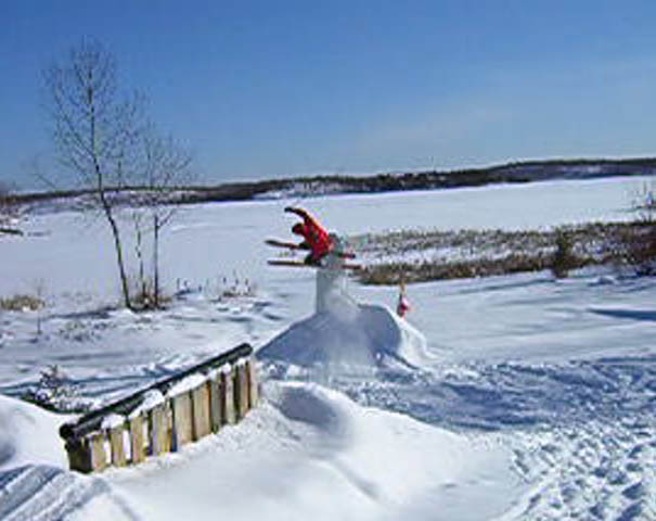 surfboard quarter pipe