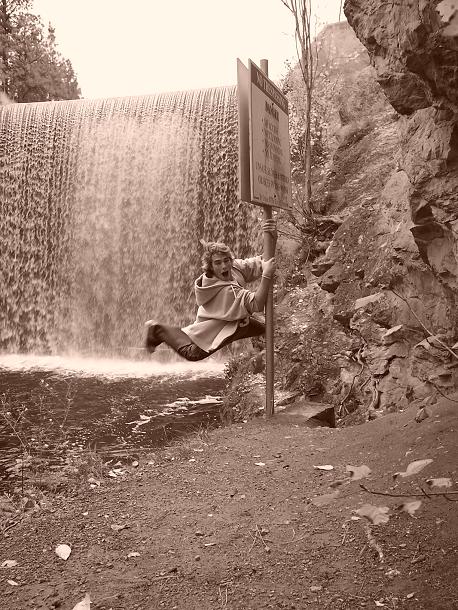 swingin around a pole