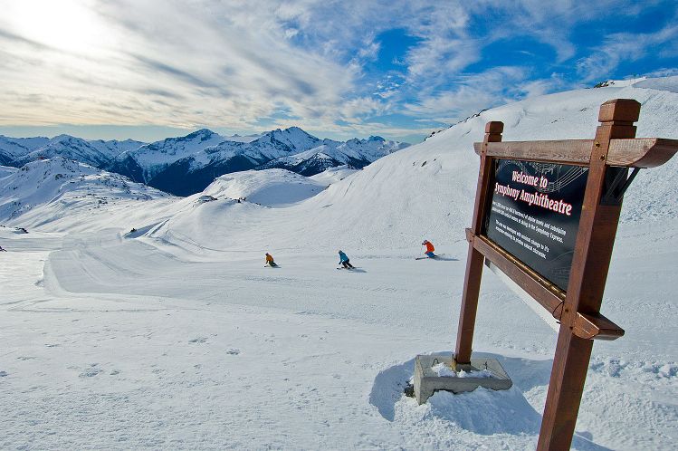 Symphony Bowl and Peak Open at Whistler