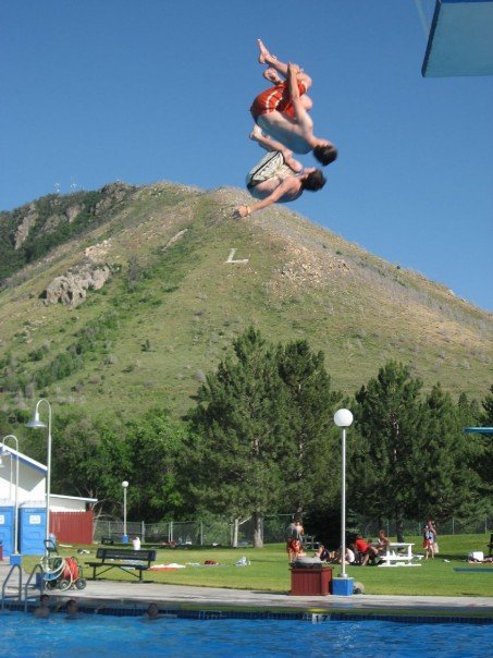 Syncro gainers off dive platform