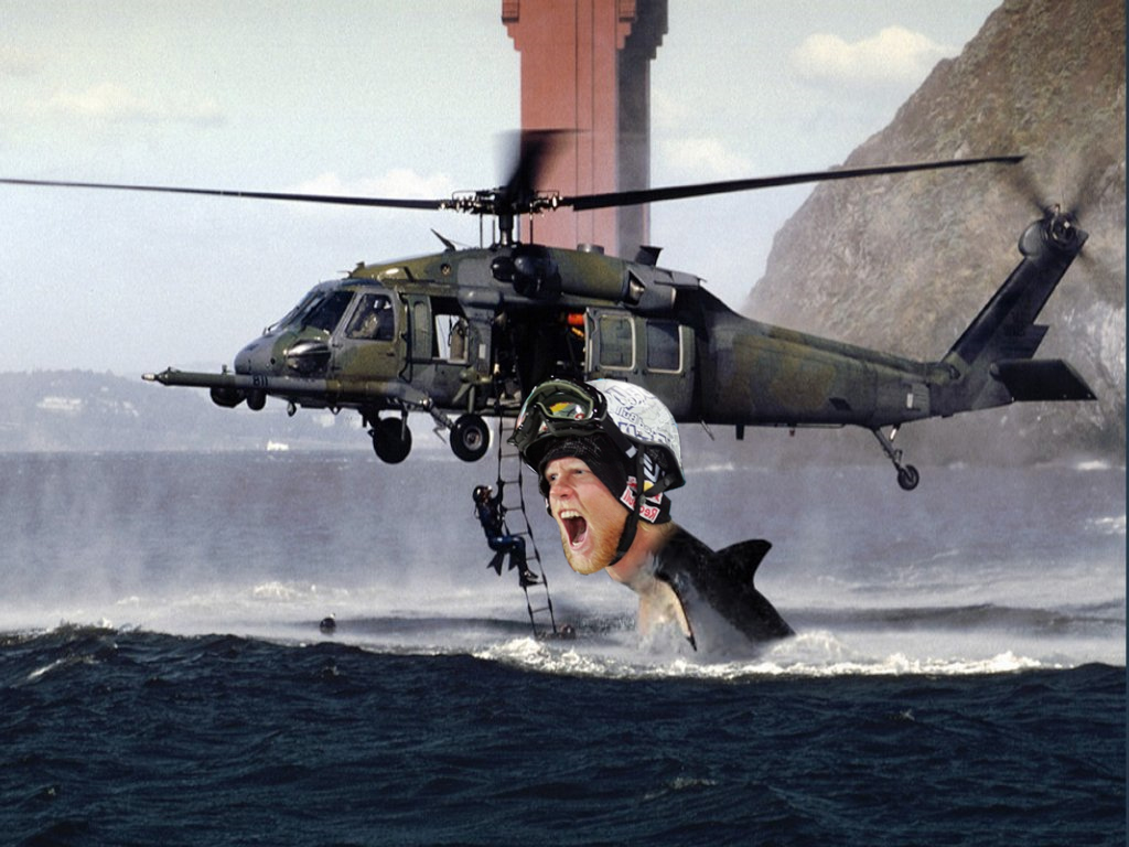 T-Hall eats divers