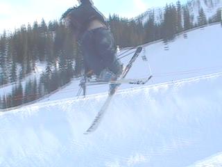 Tail grab in the pipe