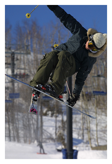 Tail Grab in the Pipe