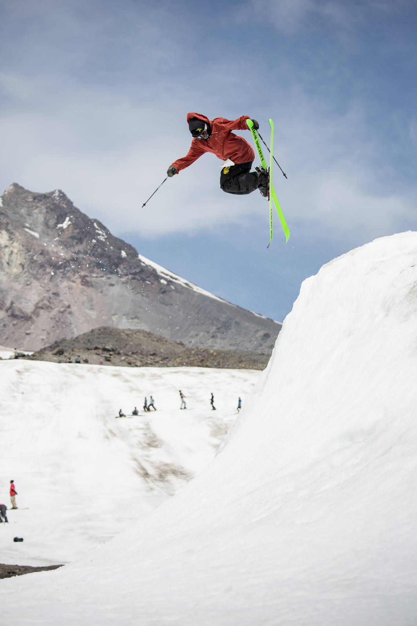 Tail Grab on Mini Hip