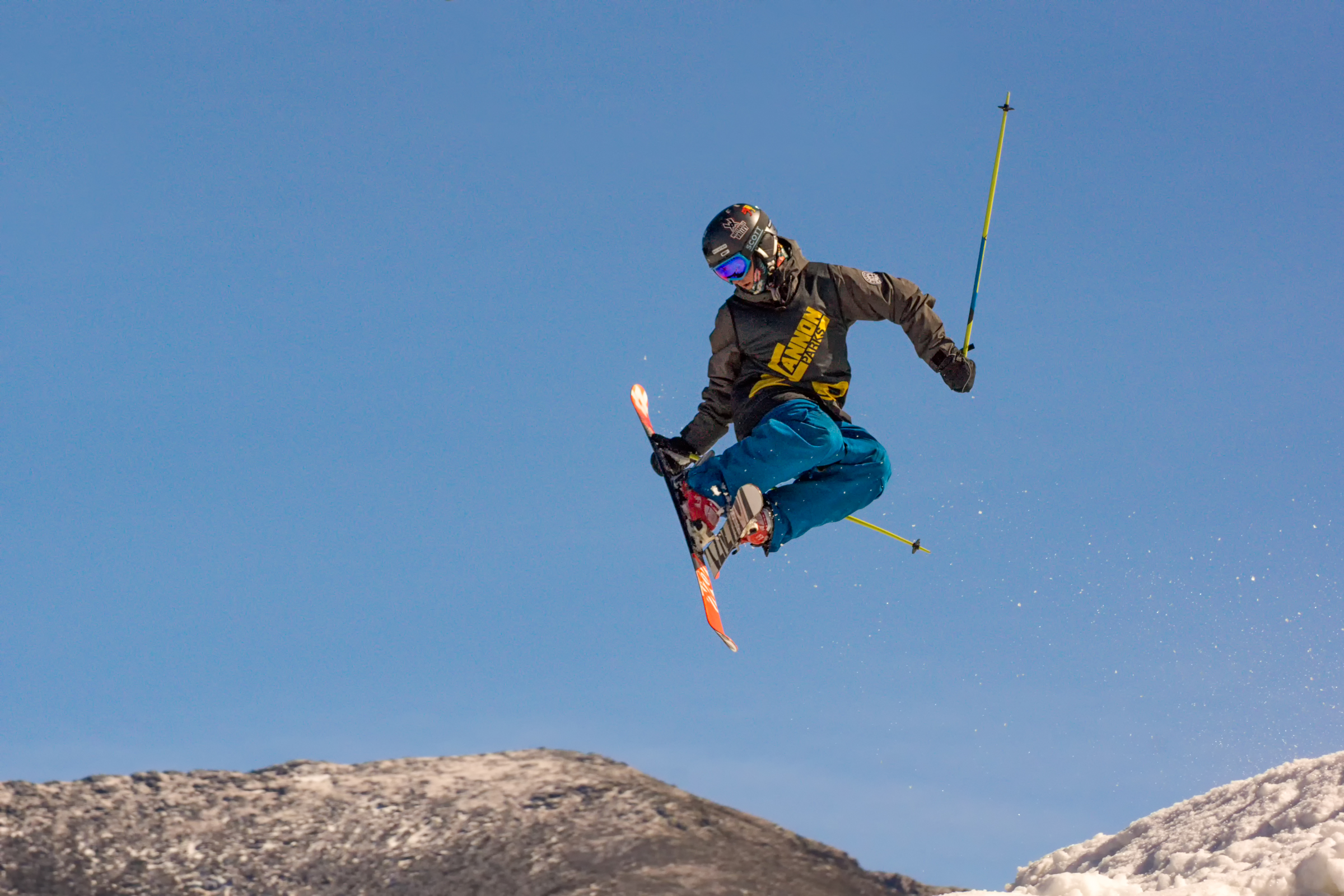 Tail Grab over Mt Lafayette