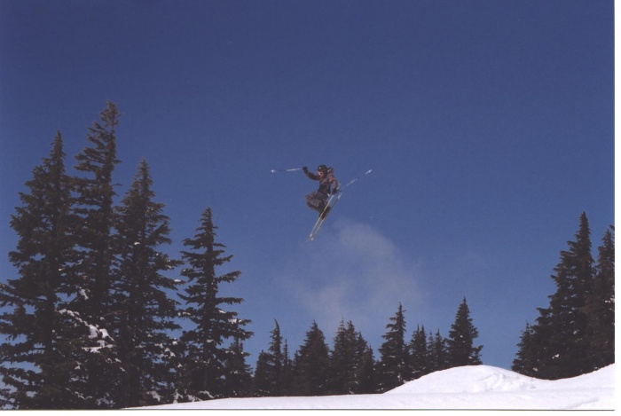 Tail Grabbin over the 65 footer.