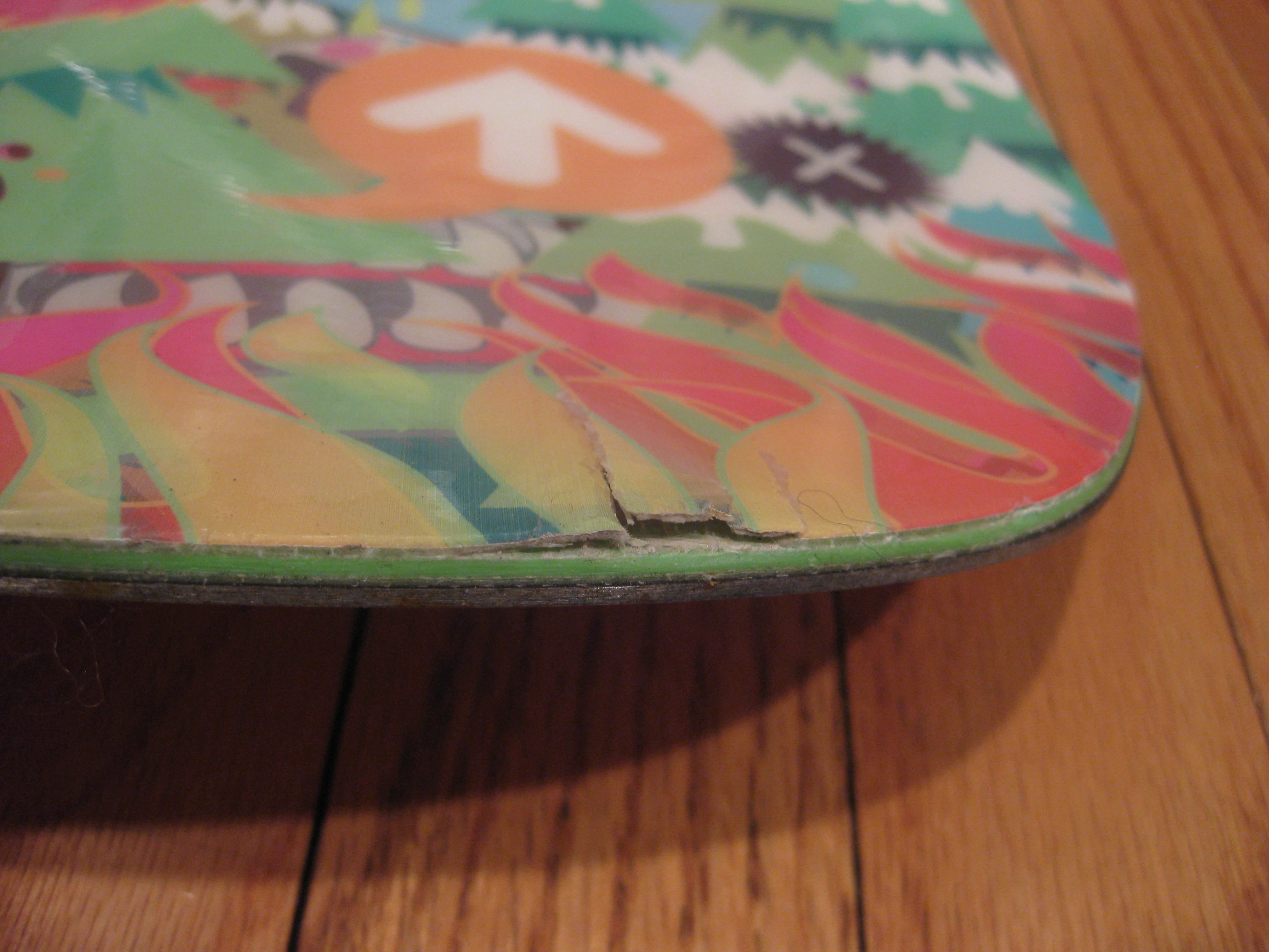 Tail of board
