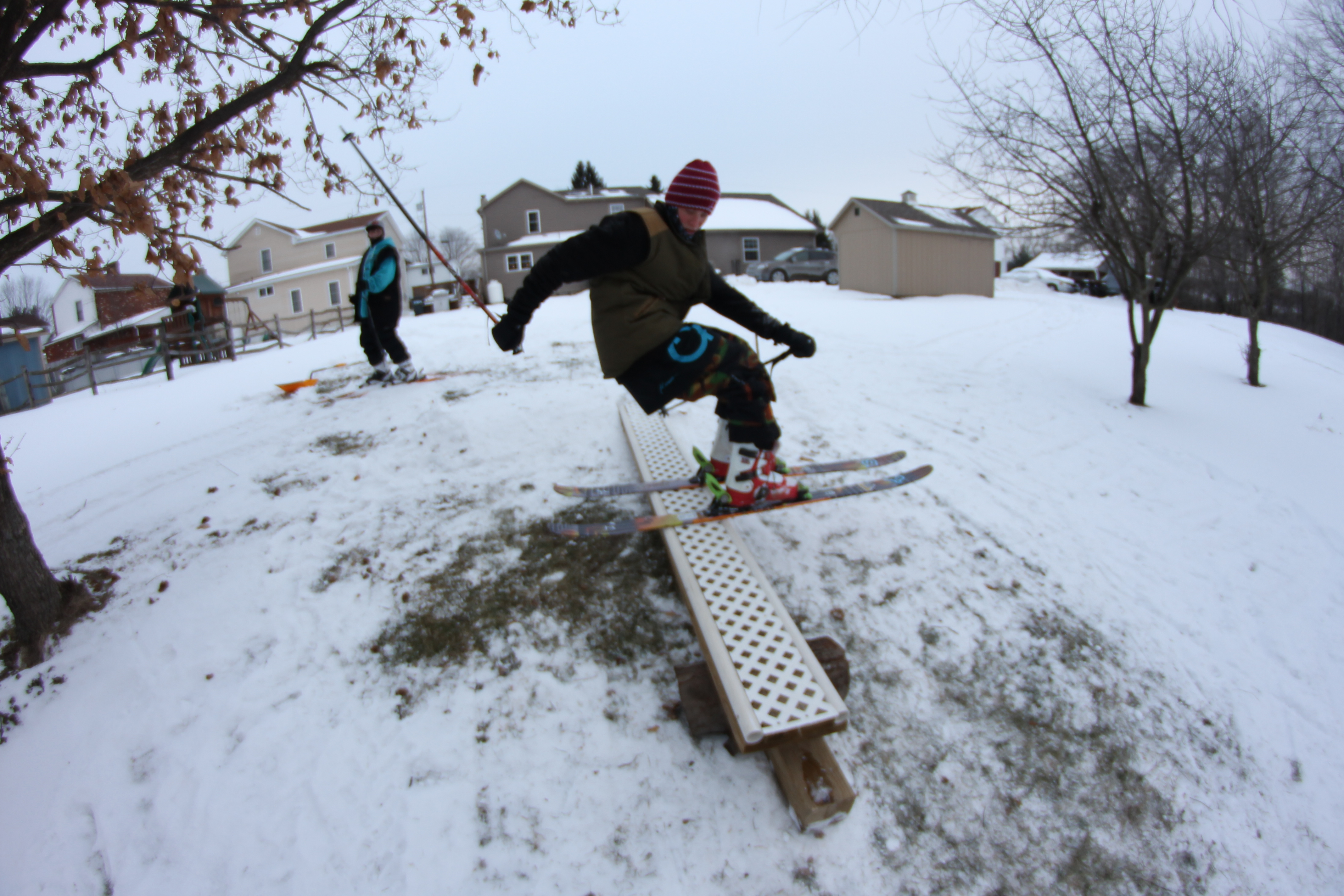 Tail Press in the BackYard