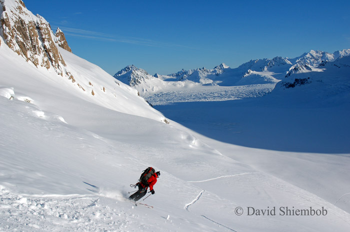 Taking a break from setting up camp
