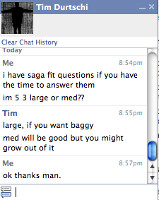 Talkin with the man.