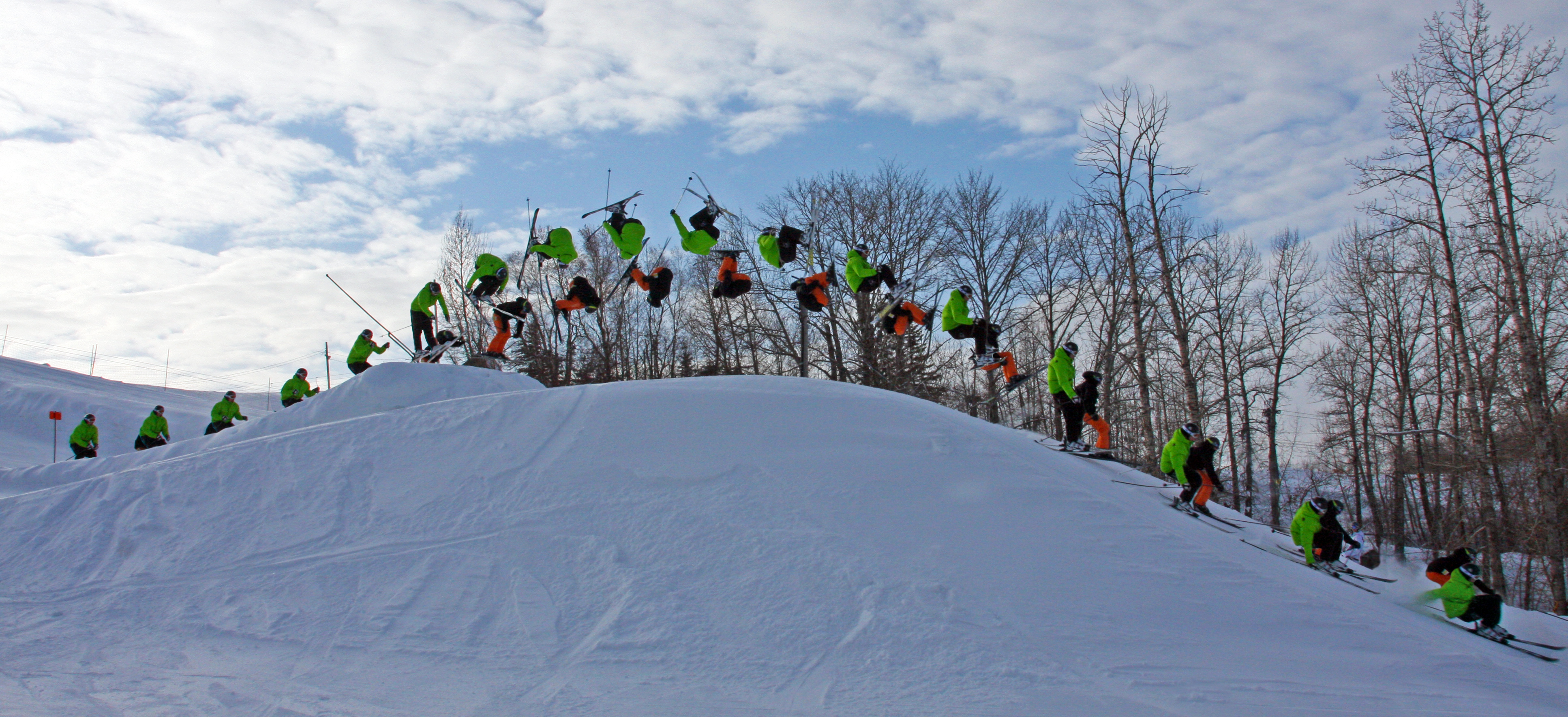 Tandem Front Flip Sequence