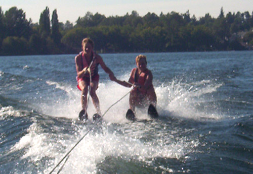 tandem water skii