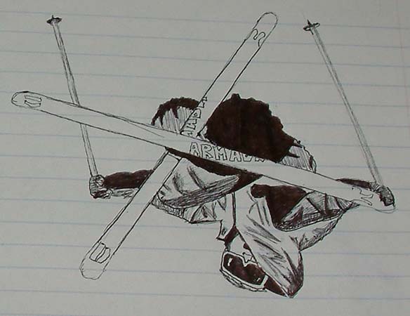 tanner drawing in math class