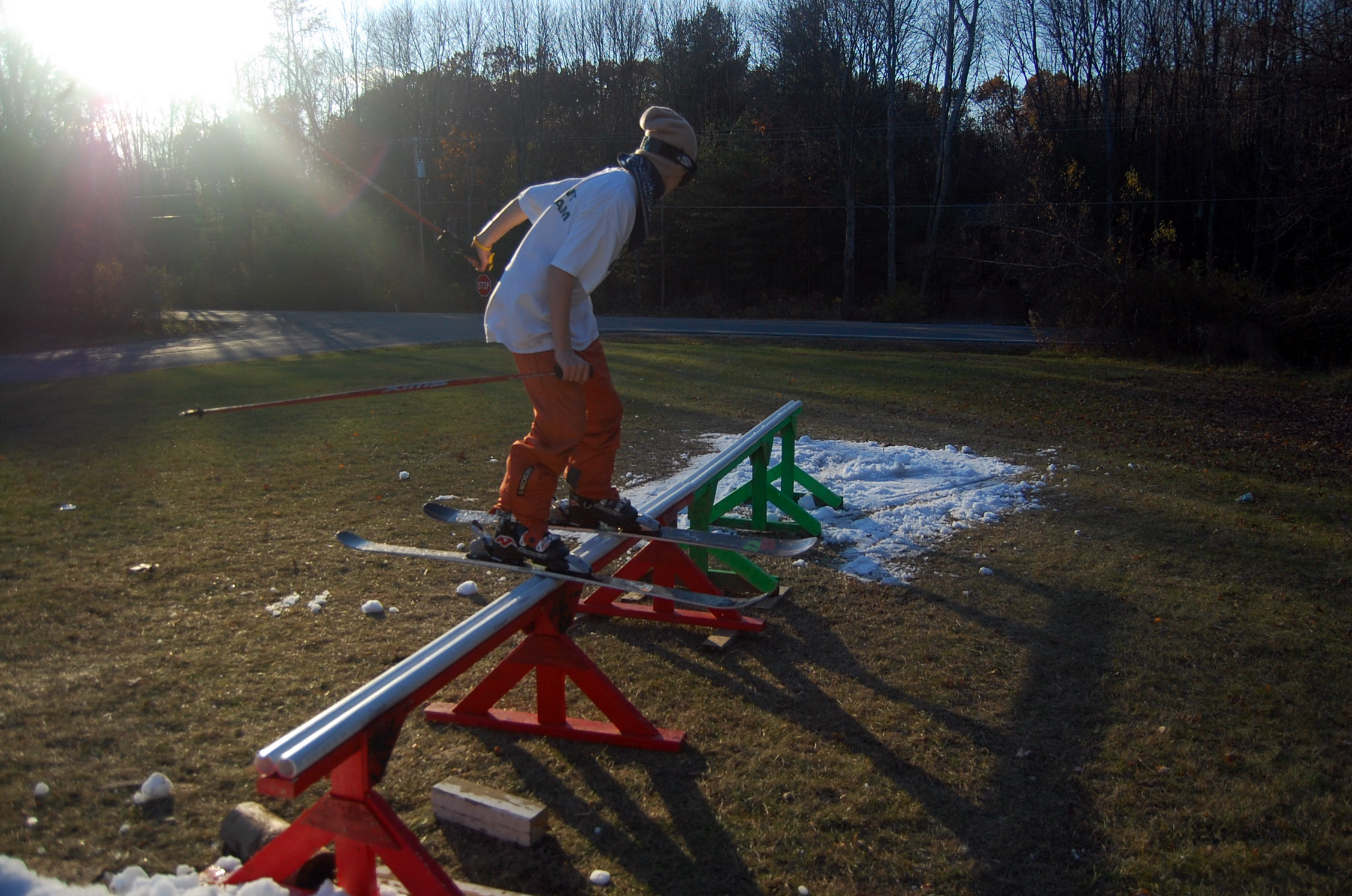 Tanner in the sun set