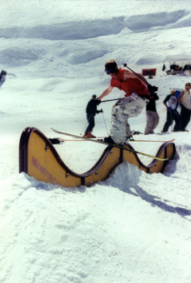 Tanner on High North's rollercoaster rail