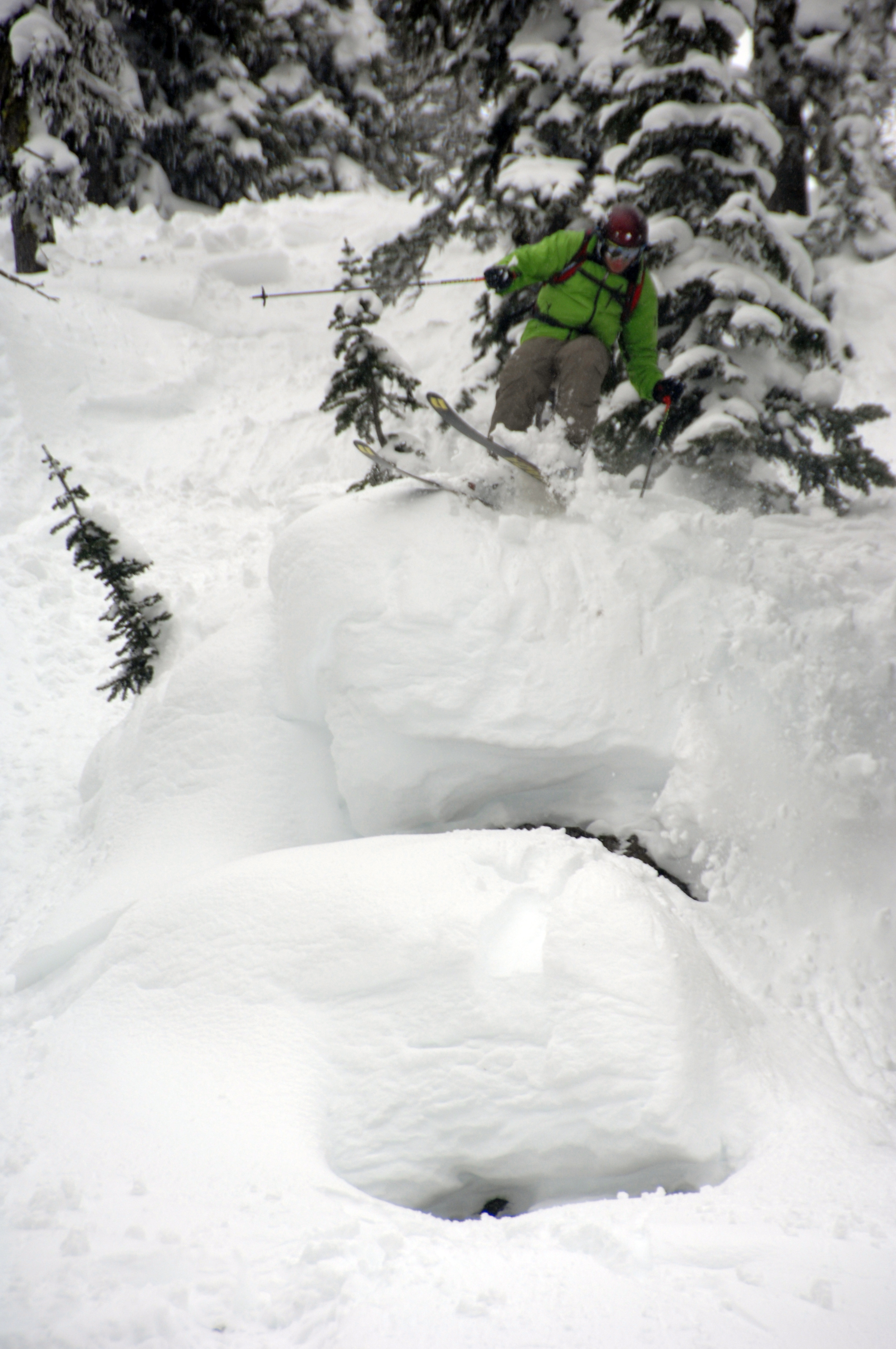 Team Efusjon PC member at Baldface