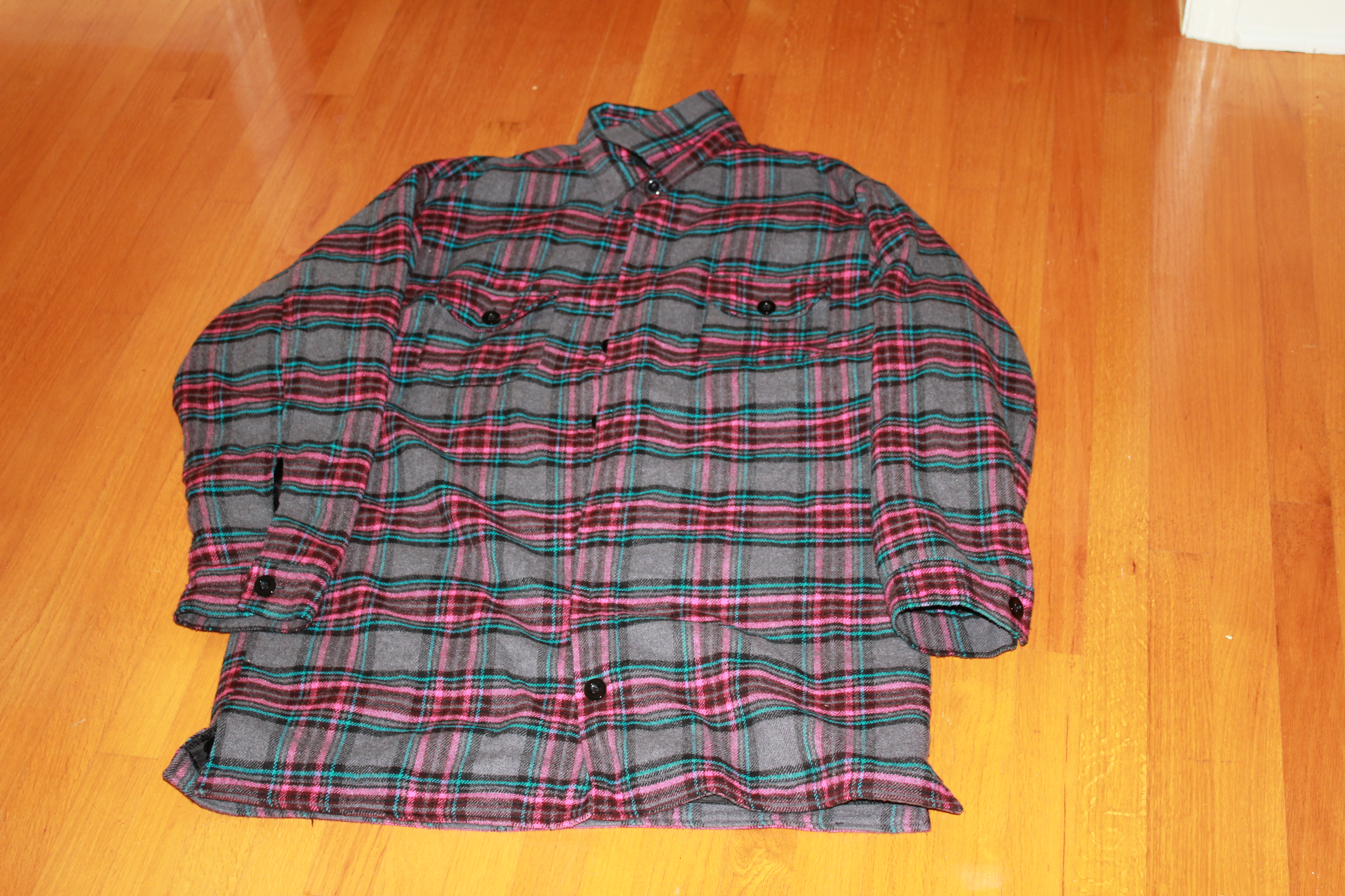 Team sized jiberish flannel
