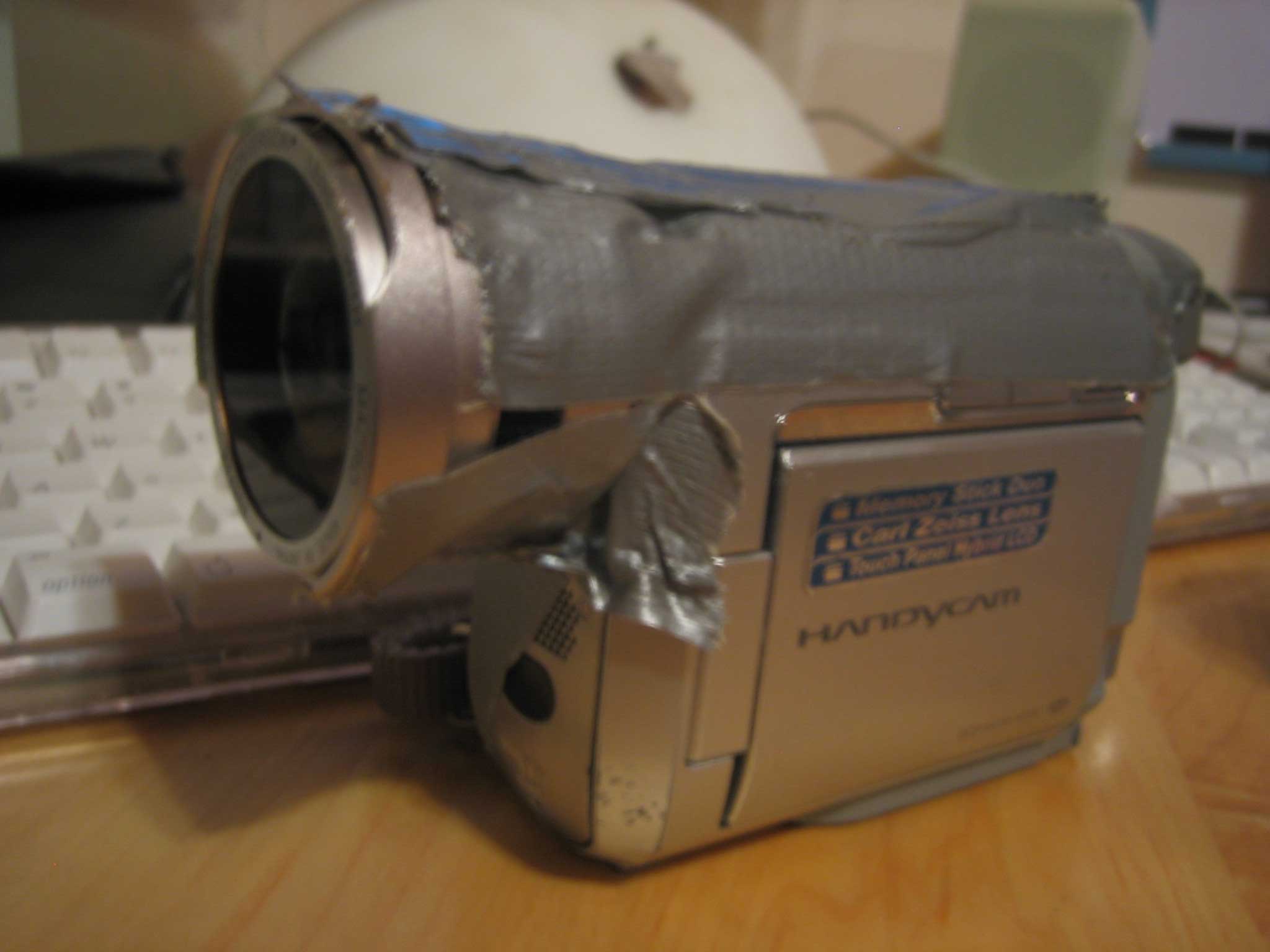 temporary fisheye adapter