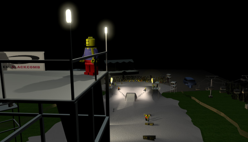 test shot from my thesis -lego skiing invitational-