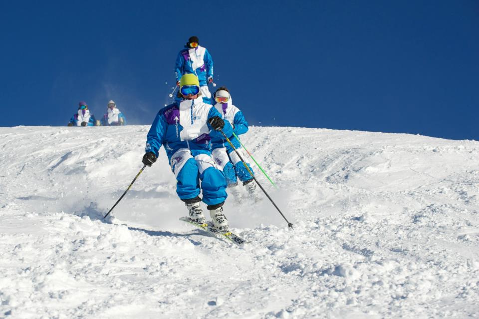 Testing out the new uniform with the boys