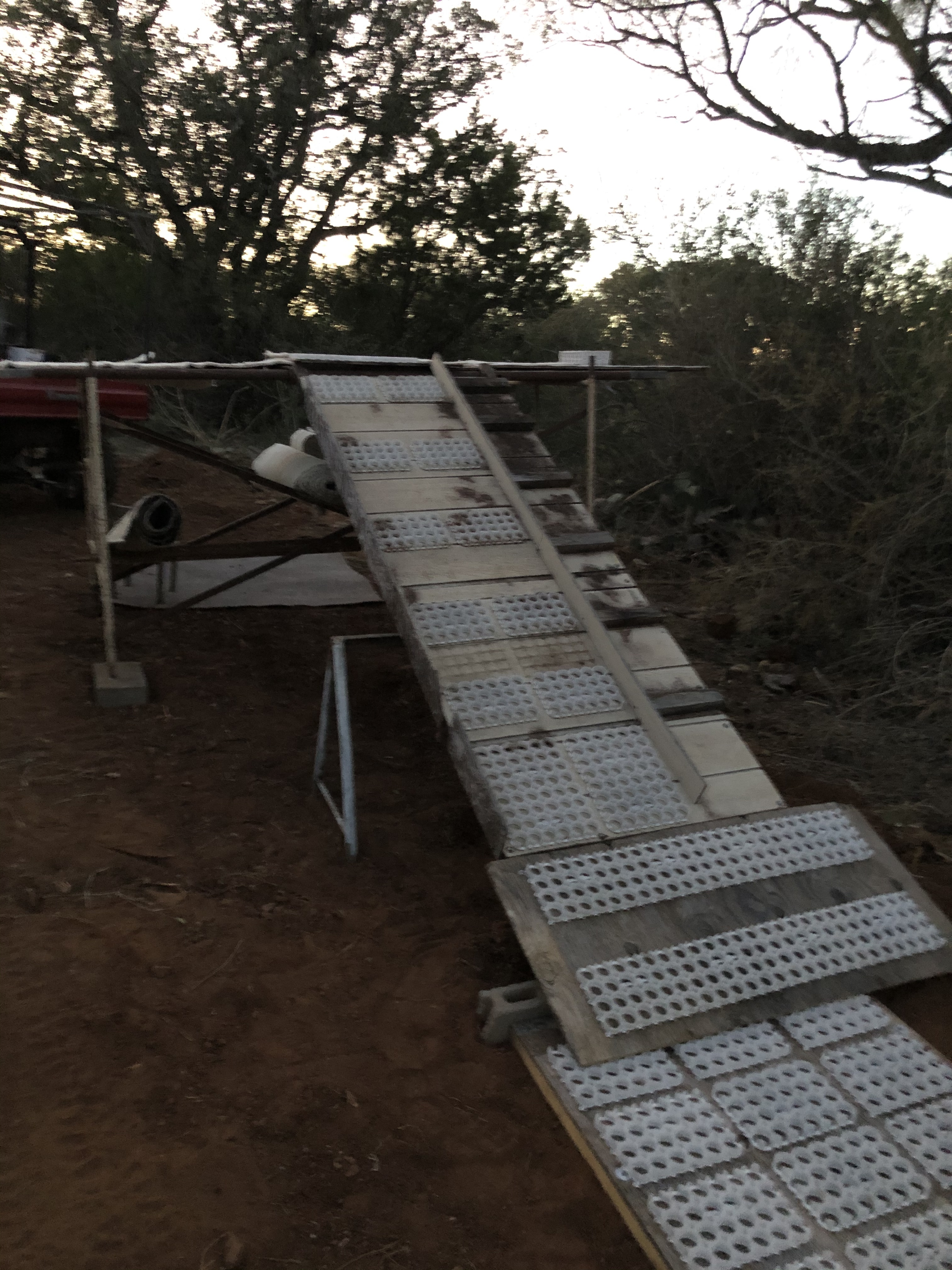 Texas m-snow backyard set up