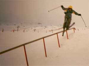 That was my first rail ever, after this photo I fell down and hurt my face!